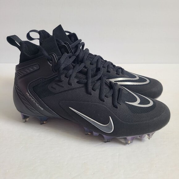 NEW Nike Alpha Huarache 8 Elite LAX Lacrosse Cleats CW4447-001 Size 9.5 Black main image 7